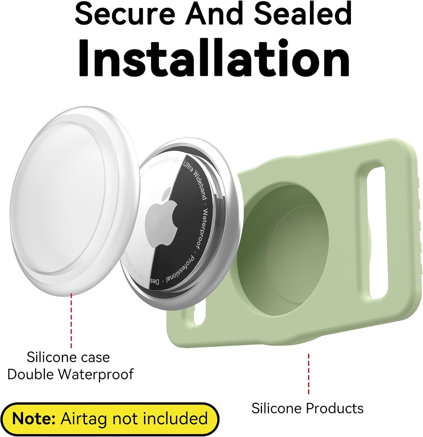 for Airtag Dog Collar Holder 2 Pack,Gps System Accessories